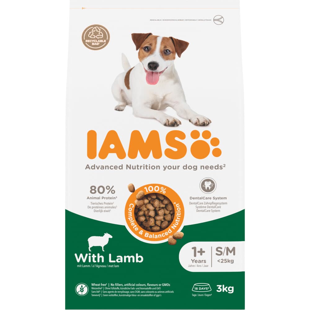 IAMS Dog Adult Small - Medium Lam 3 kg