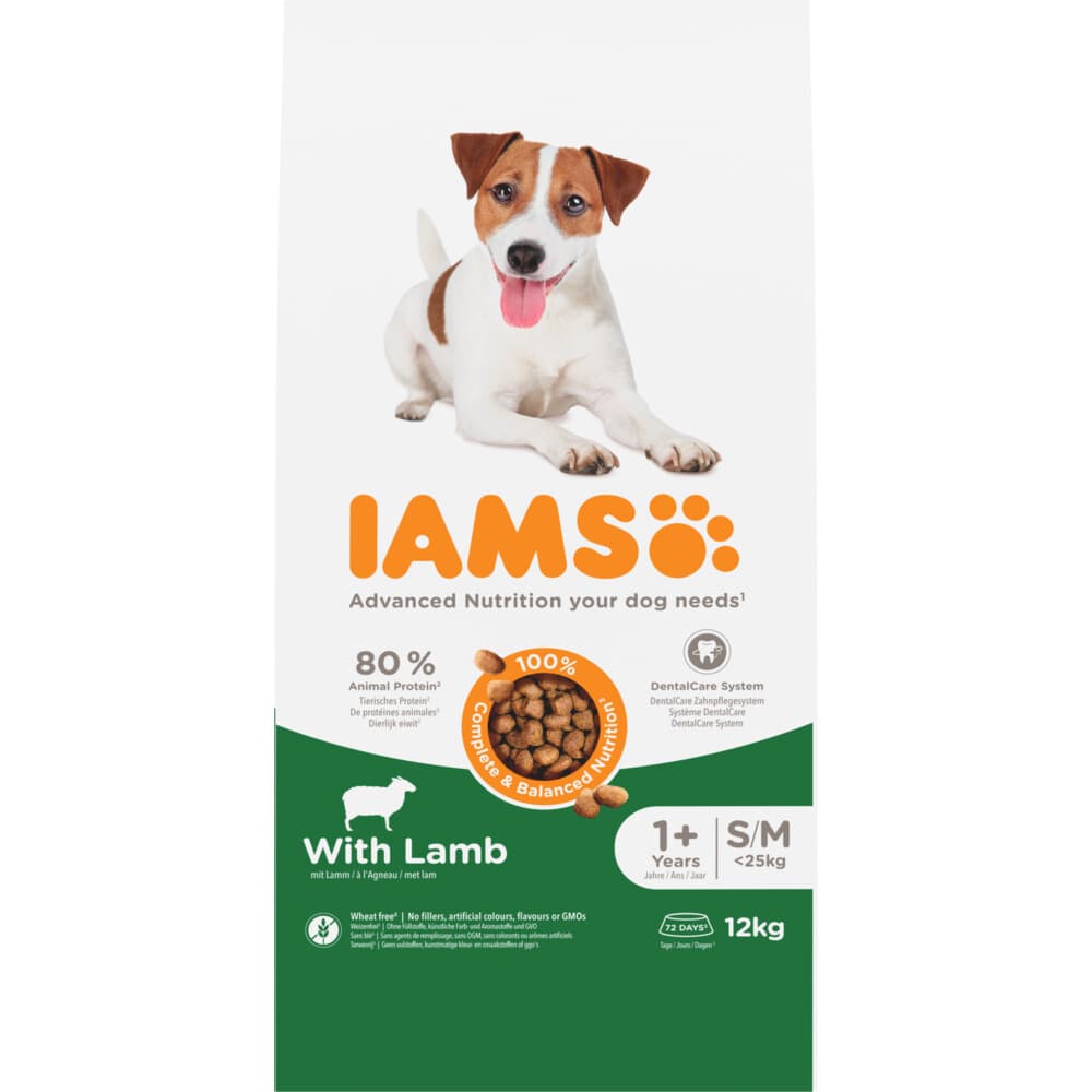 IAMS Dog Adult Small - Medium Lam 12 kg