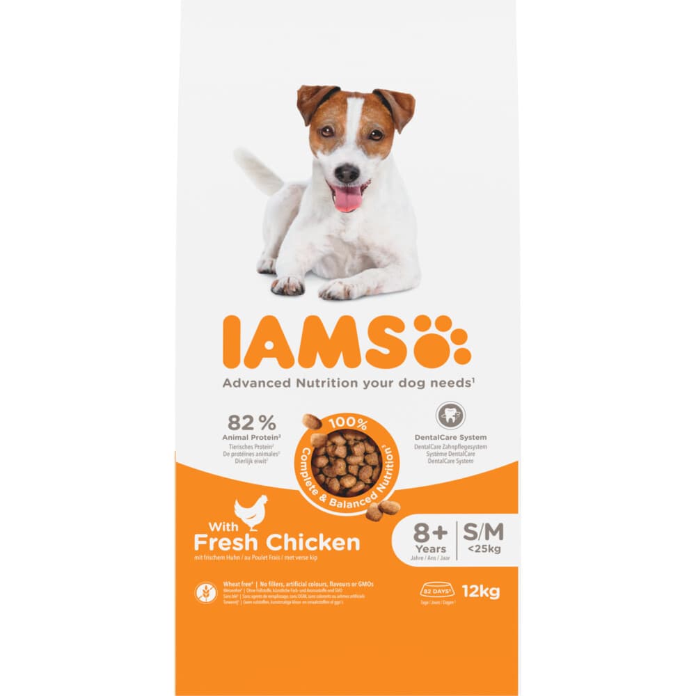 IAMS Dog Senior Small - Medium Kip 12 kg