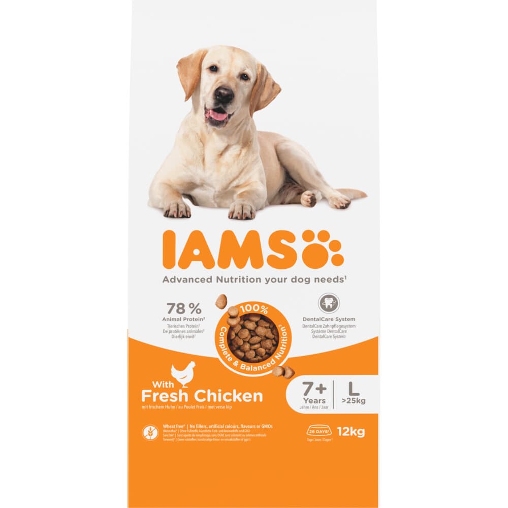 IAMS Dog Senior Large Kip 12 kg