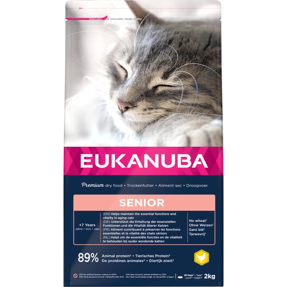 Eukanuba Senior Top Condition 7+ Kattenvoer Kip - Lever 2 kg