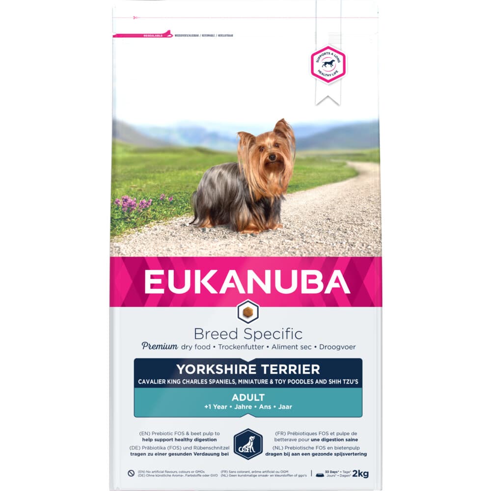 Eukanuba Adult Yorkshire Terrier Hondenvoer Kip 2 kg