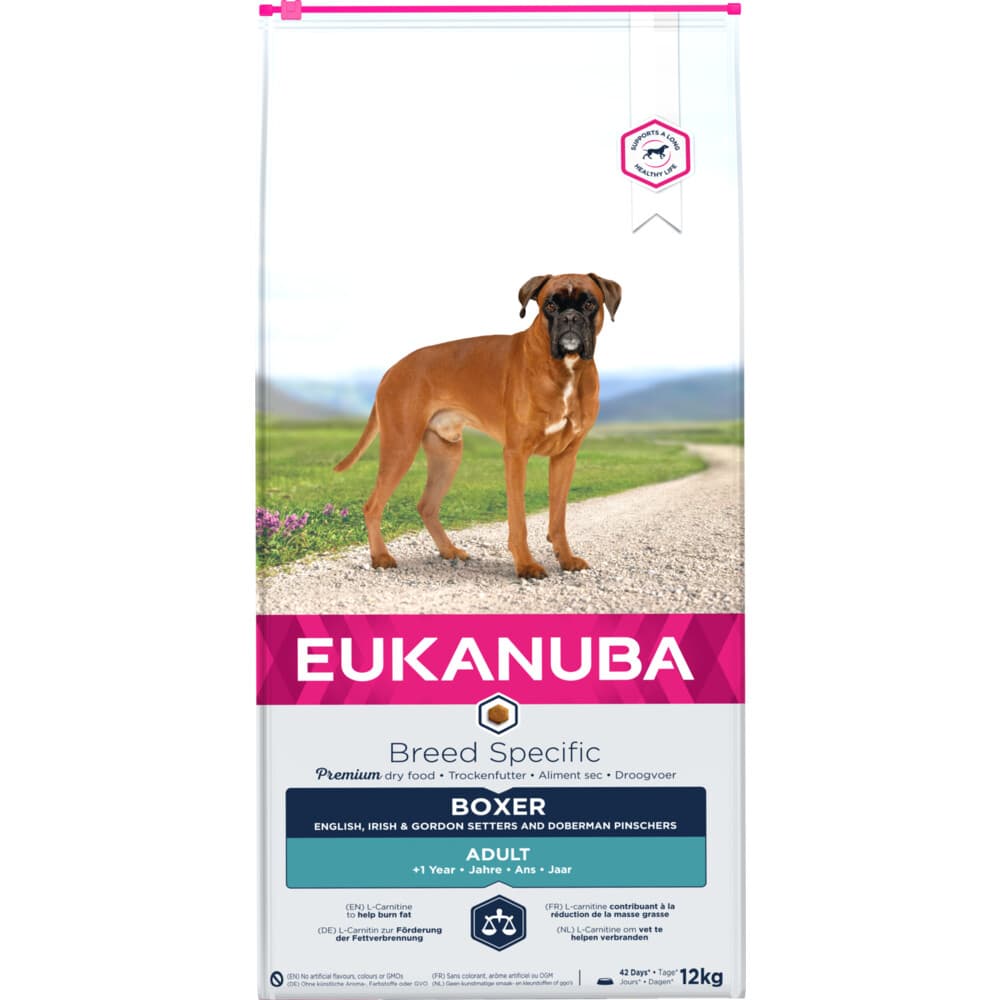 Eukanuba Adult Boxer Hondenvoer Kip 12 kg
