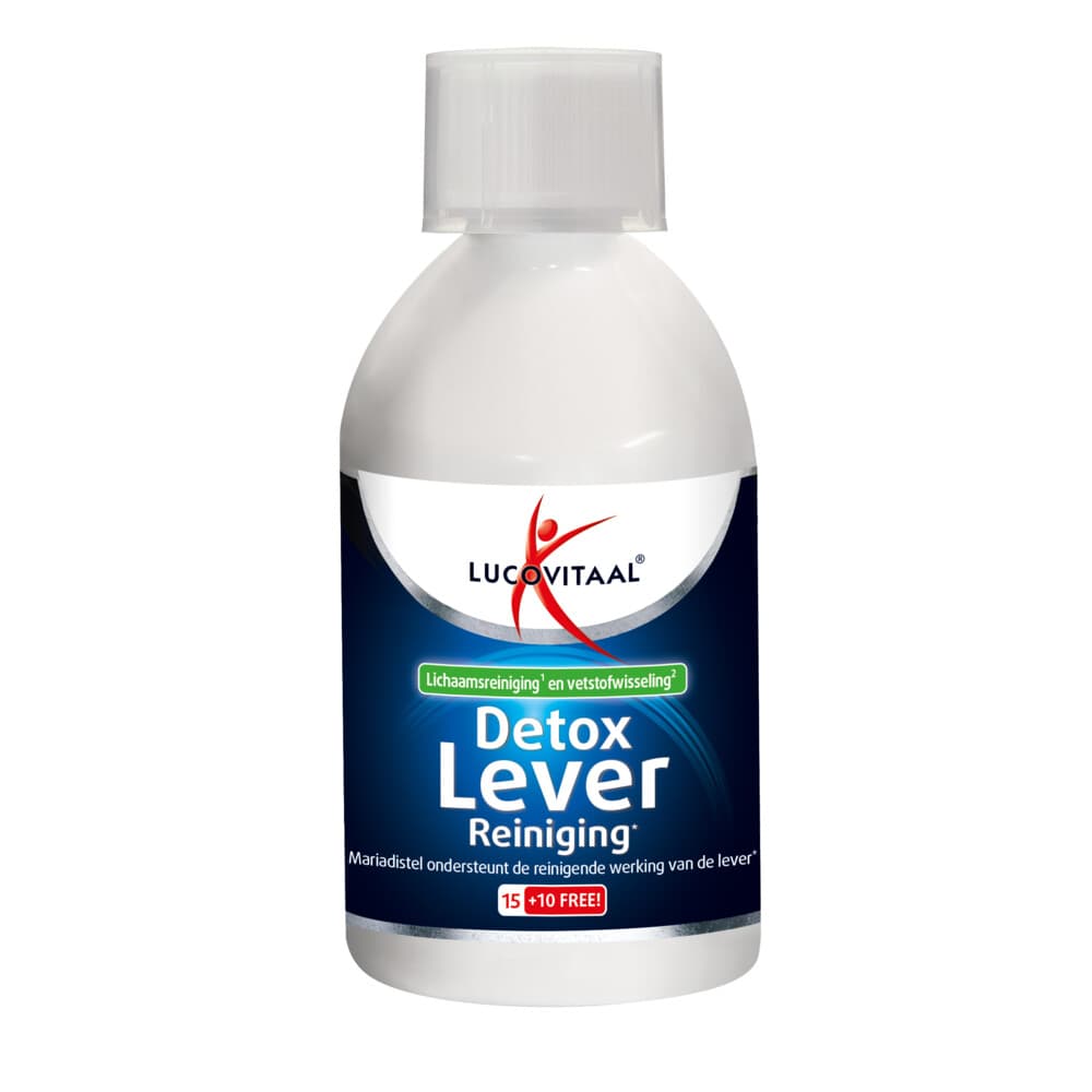 Gratis Verzending: 3x Lucovitaal Detox Lever Reiniging 250 ml
