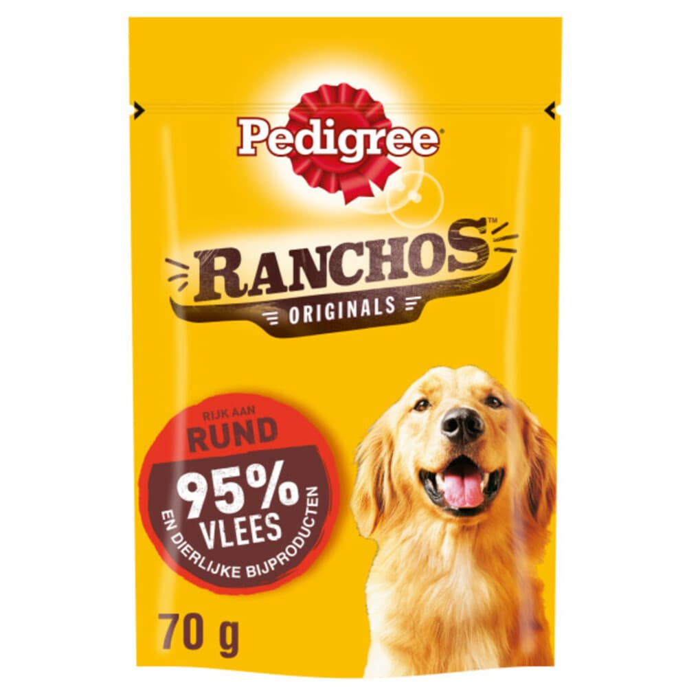 Pedigree Ranchos Original Hondensnacks Rund 70 gr