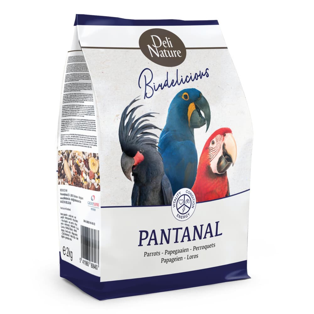 4x Deli Nature Papegaaien Pantanal Birdelicous 2 kg