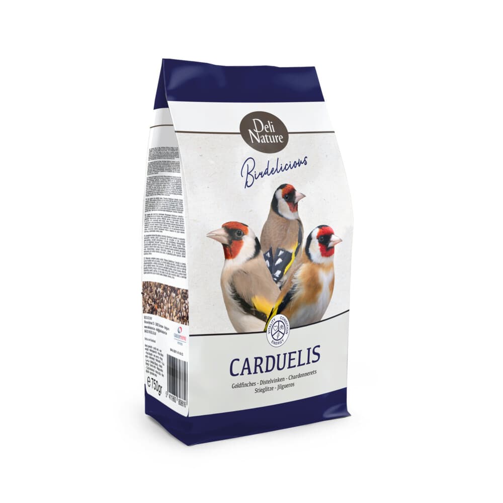 5x Deli Nature Carduelis Distelvinken Birdelicious 0,75 kg