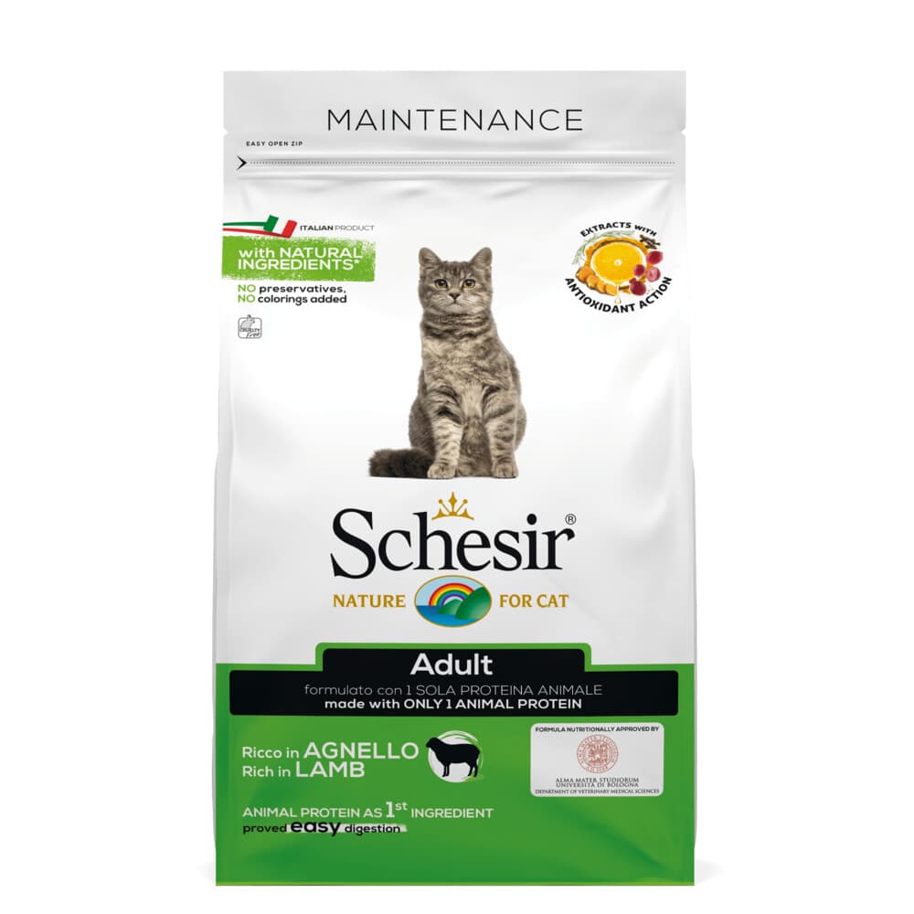 Schesir Kattenvoer Dry Maintenance Lam 1,5 kg