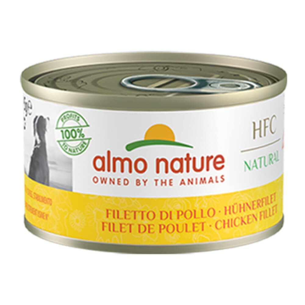 48x Almo Nature HFC Natural Hondenvoer Kipfilet 95 gr