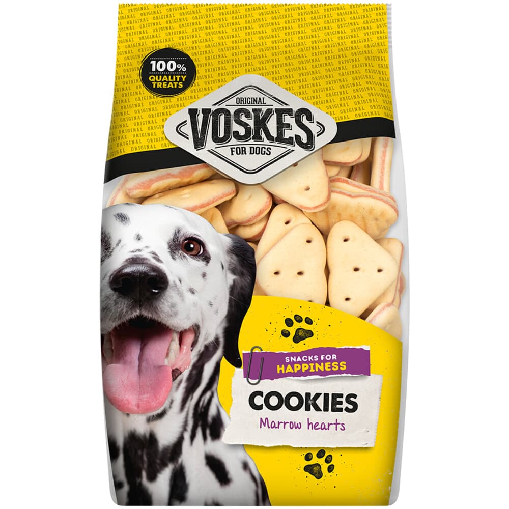 12x Voskes Merg Hartjes 400 gr