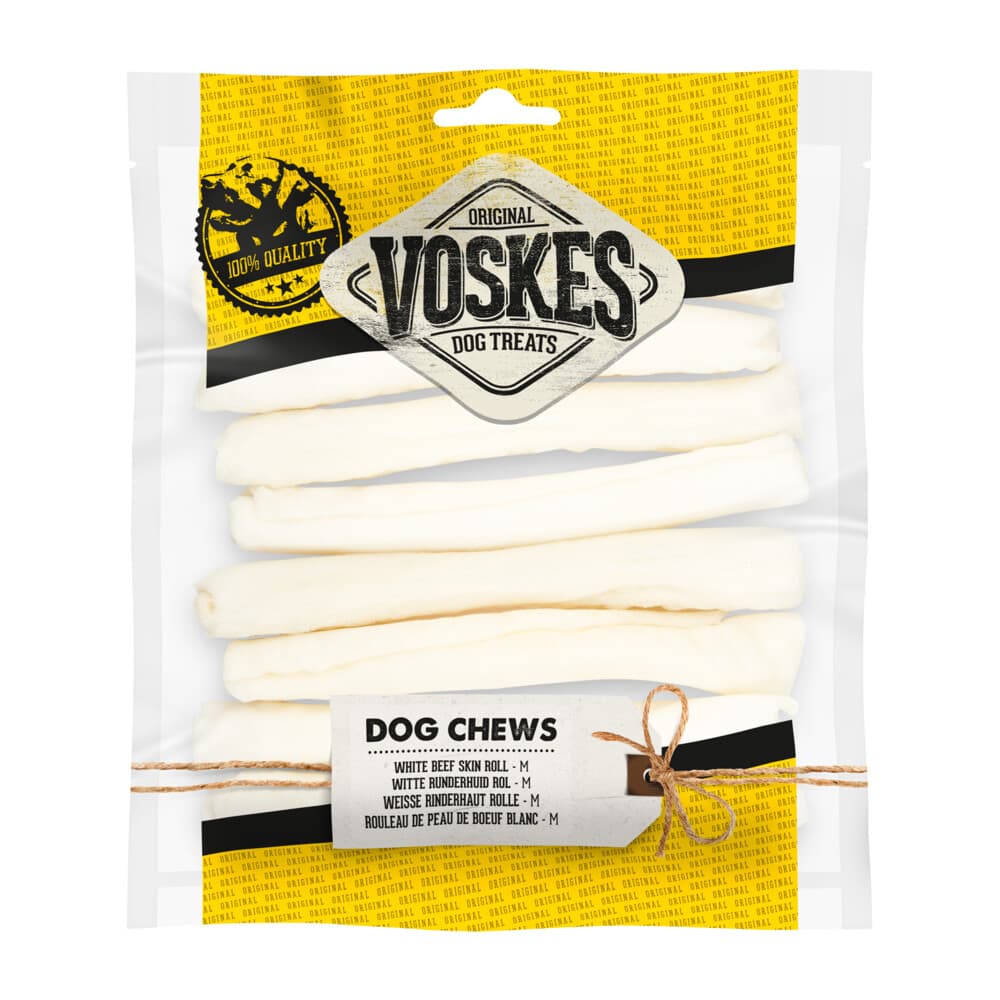 Voskes Roll White M 8 stuks