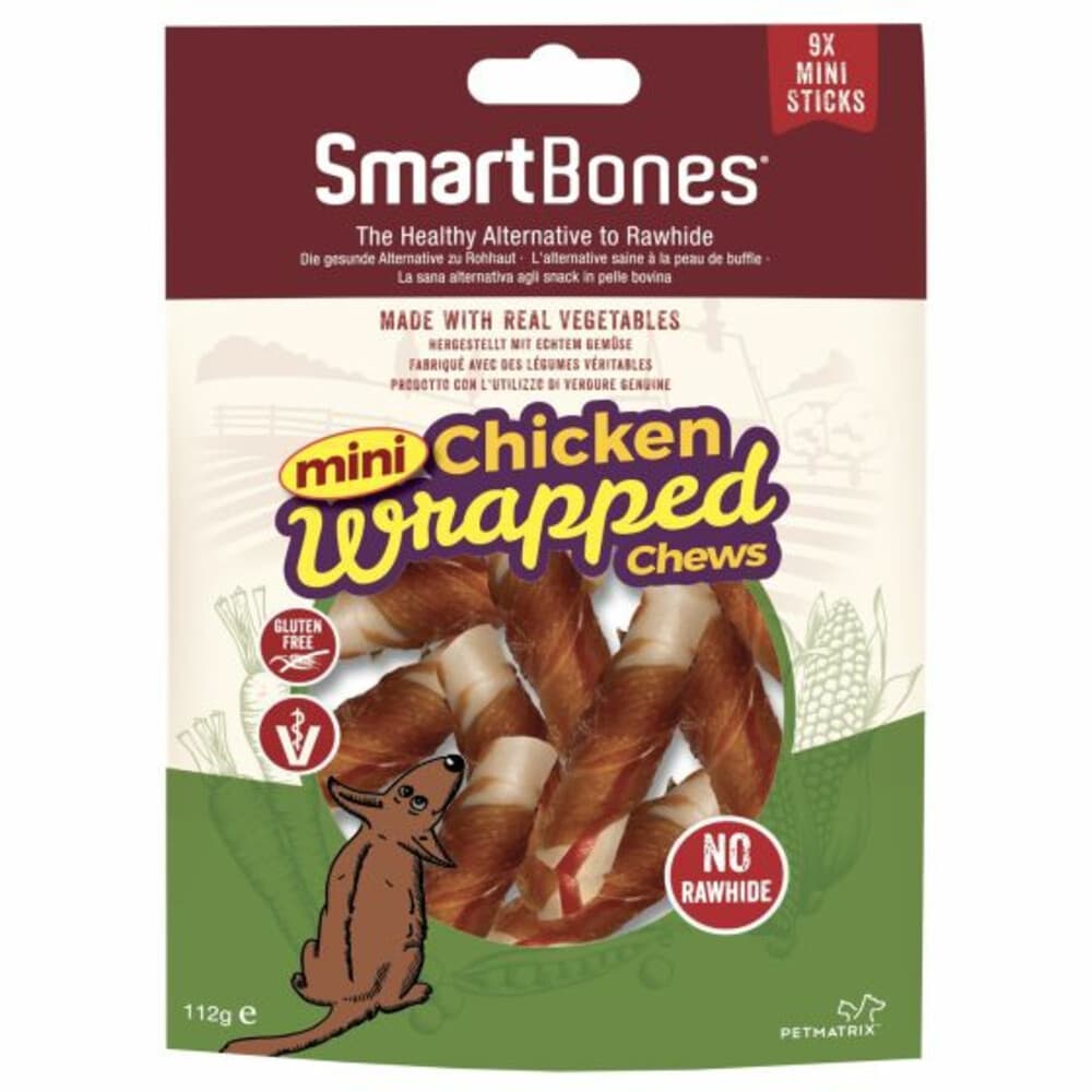 11x Smartbones Kip Wrapped Sticks 5 stuks