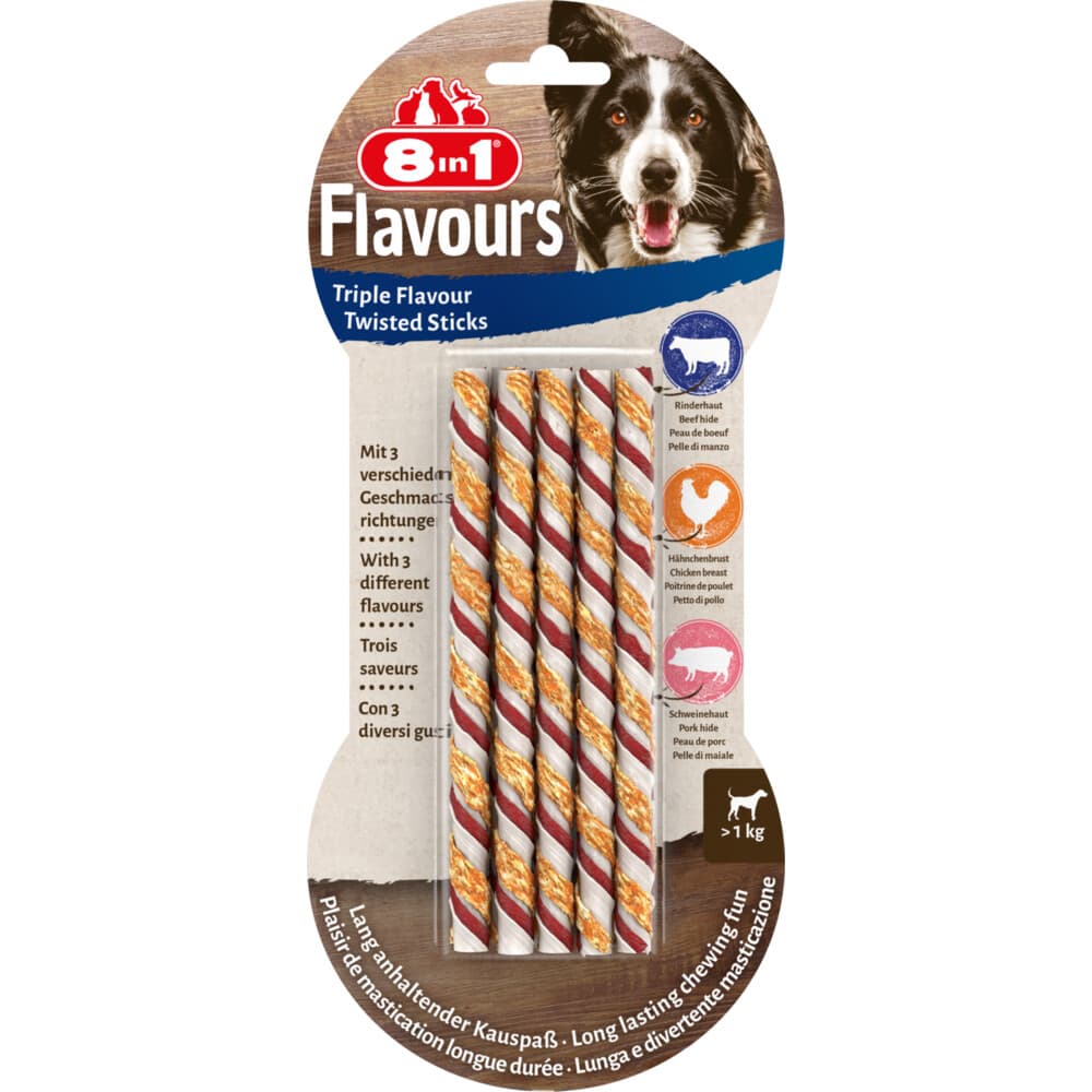 6x 8in1 Triple Flavour Sticks 10 stuks