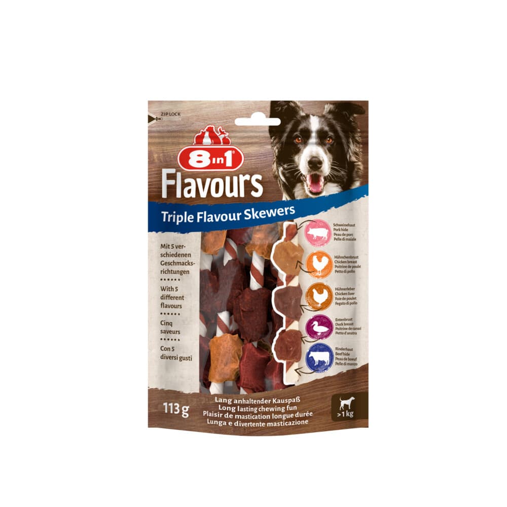 8in1 Triple Flavour Skewers 6 stuks