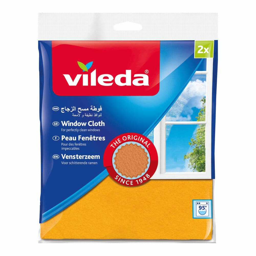 Vileda Vensterzeem +30% Microfibre 2 Stuks