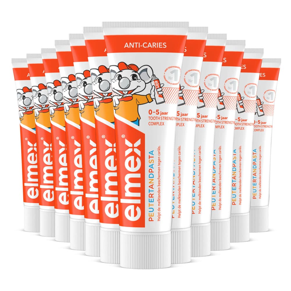 12x Elmex Gel-Tandpasta Peuter (0-5 Jaar) 75 ml