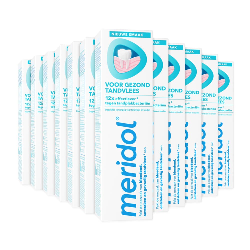 12x Meridol Tandpasta Tandvleesbescherming 75 ml