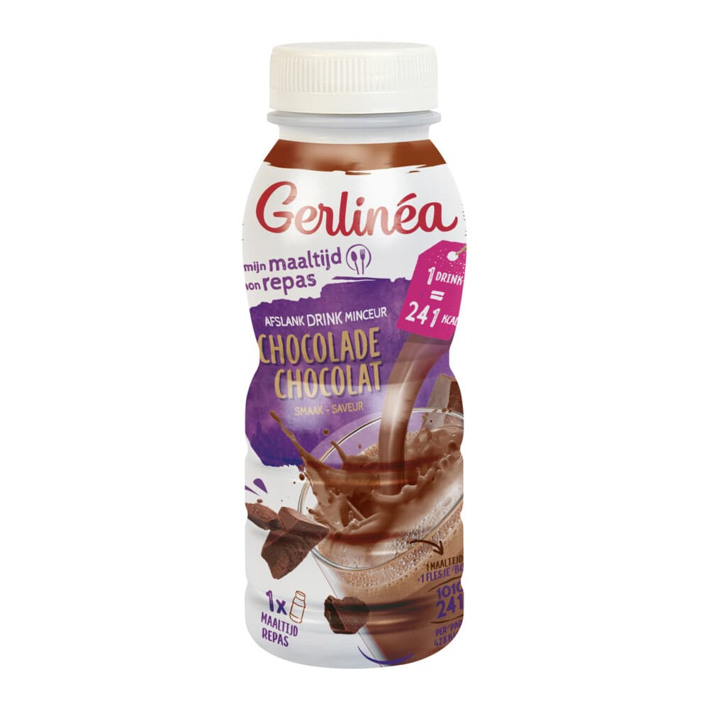 8x Gerlinea Drinkmaaltijd Chocolade 236 ml