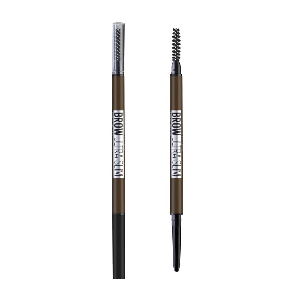 1+1 gratis: Maybelline Brow Ultra Slim Wenkbrauwpotlood 02 Soft Brown