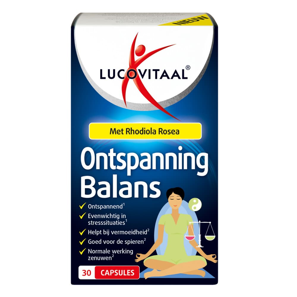 2+2 gratis: Lucovitaal Ontspanning Balans 30 capsules