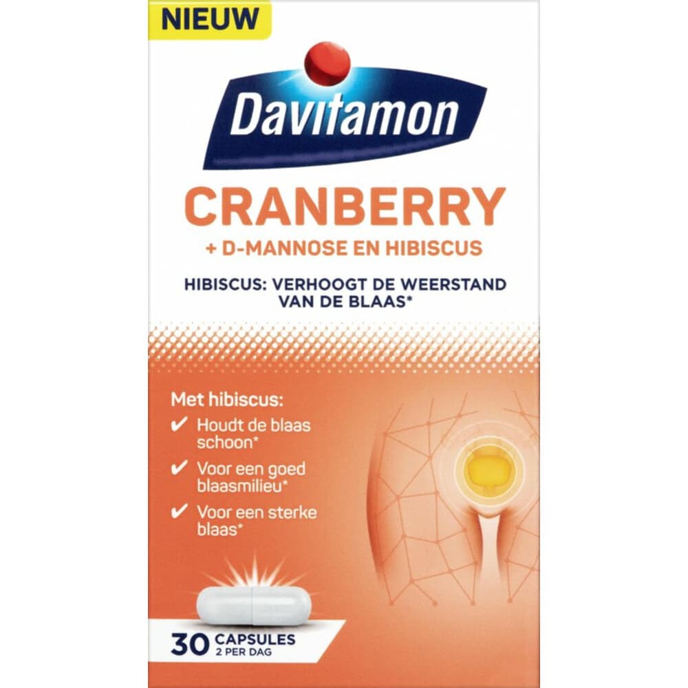 Gratis Verzending: 4x Davitamon Cranberry 30 capsules