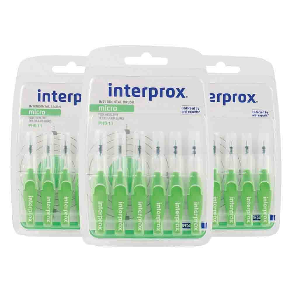 3x Interprox Ragers Micro Groen PHD 1.1 6 stuks