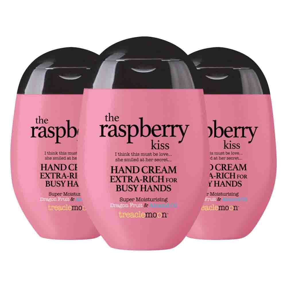 3x Treaclemoon The Raspberry Kiss Handcrème 75 ml