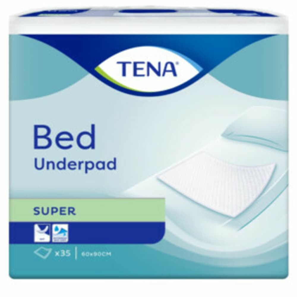 2x TENA Bed Onderlegger Super 60 x 90 cm 35 stuks