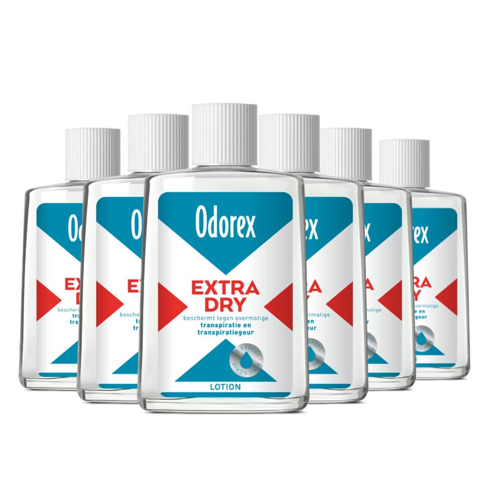 6x Odorex Extra Dry Lotion 50 ml