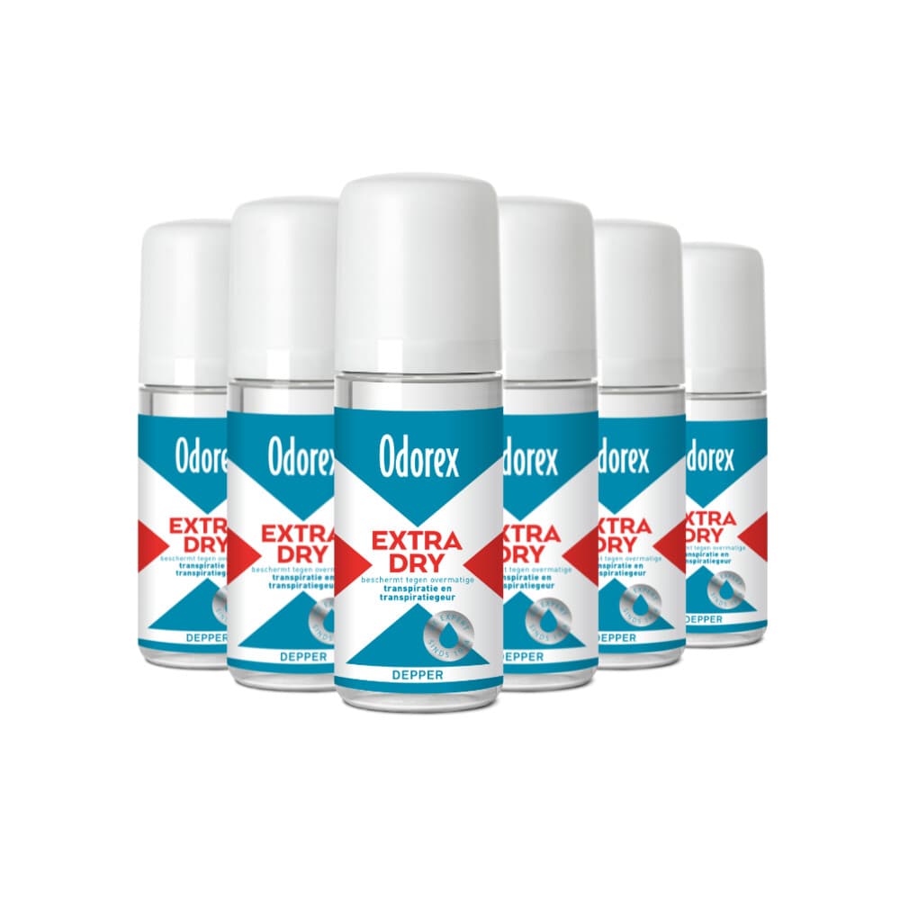 6x Odorex Extra Dry Depper 50 ml
