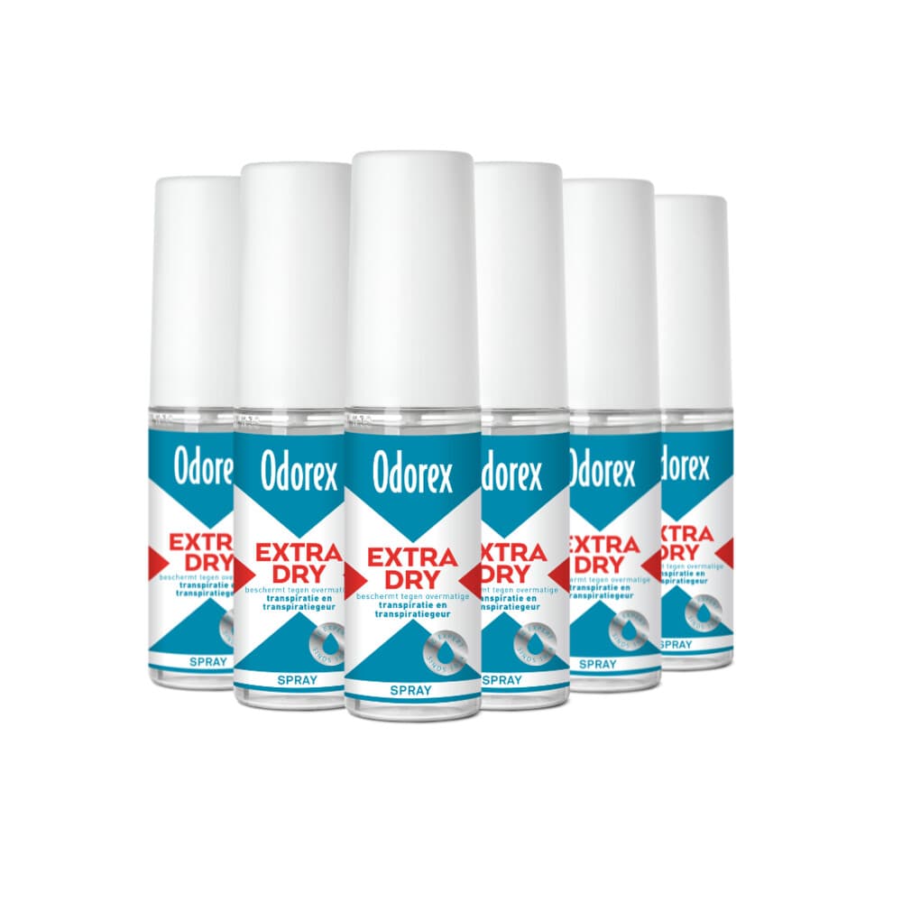 6x Odorex Extra Dry Pompspray 30 ml