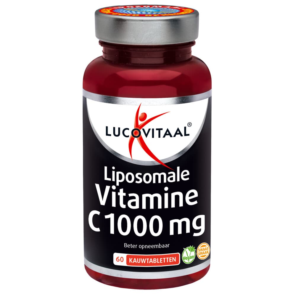 2+2 gratis: Lucovitaal Vitamine C1000 mg Liposomaal 60 tabletten