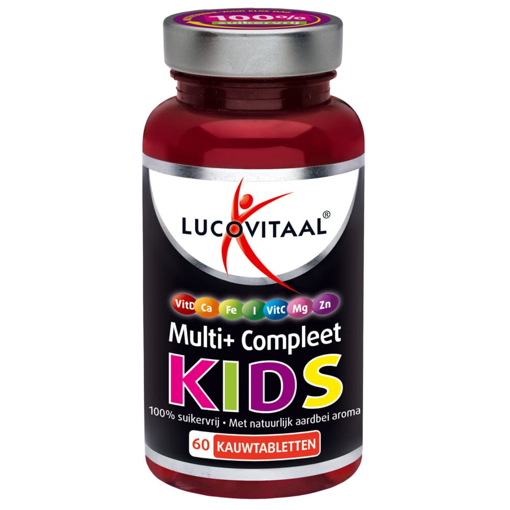 2+2 gratis: Lucovitaal Multi+ Compleet Kids 60 tabletten