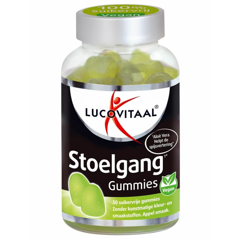 2+2 gratis: Lucovitaal Gummies Stoelgang 50 gummies