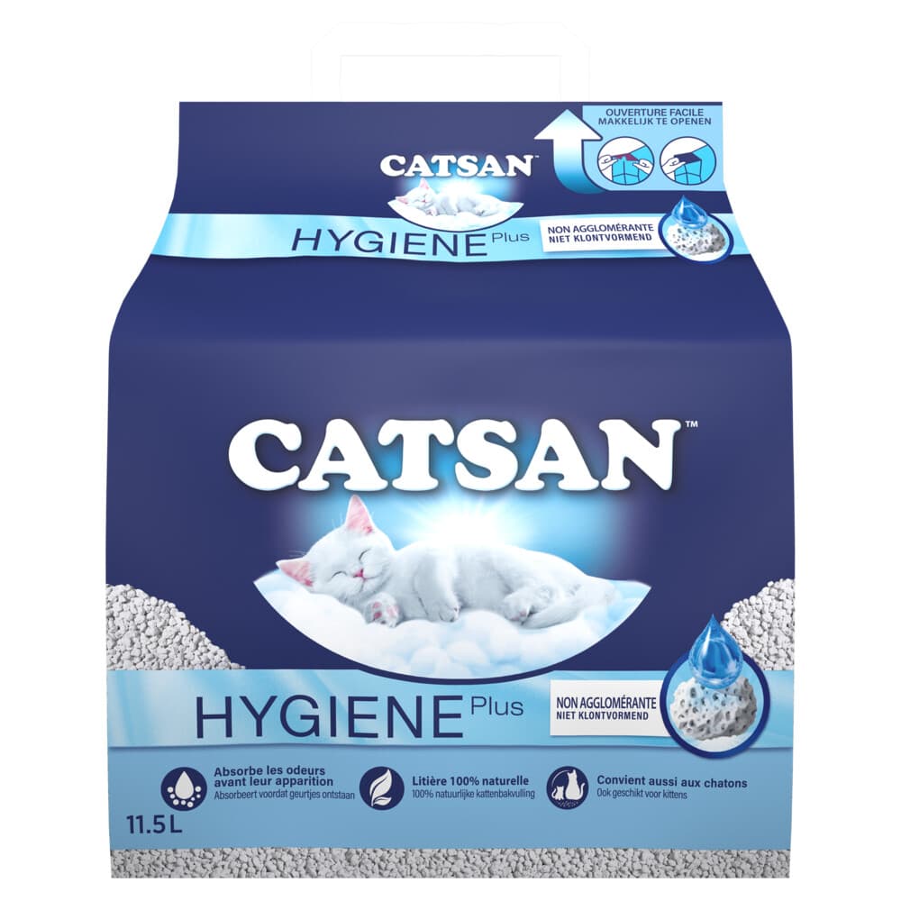 Catsan Kattenbakvulling Hygiene Plus 11,5 liter