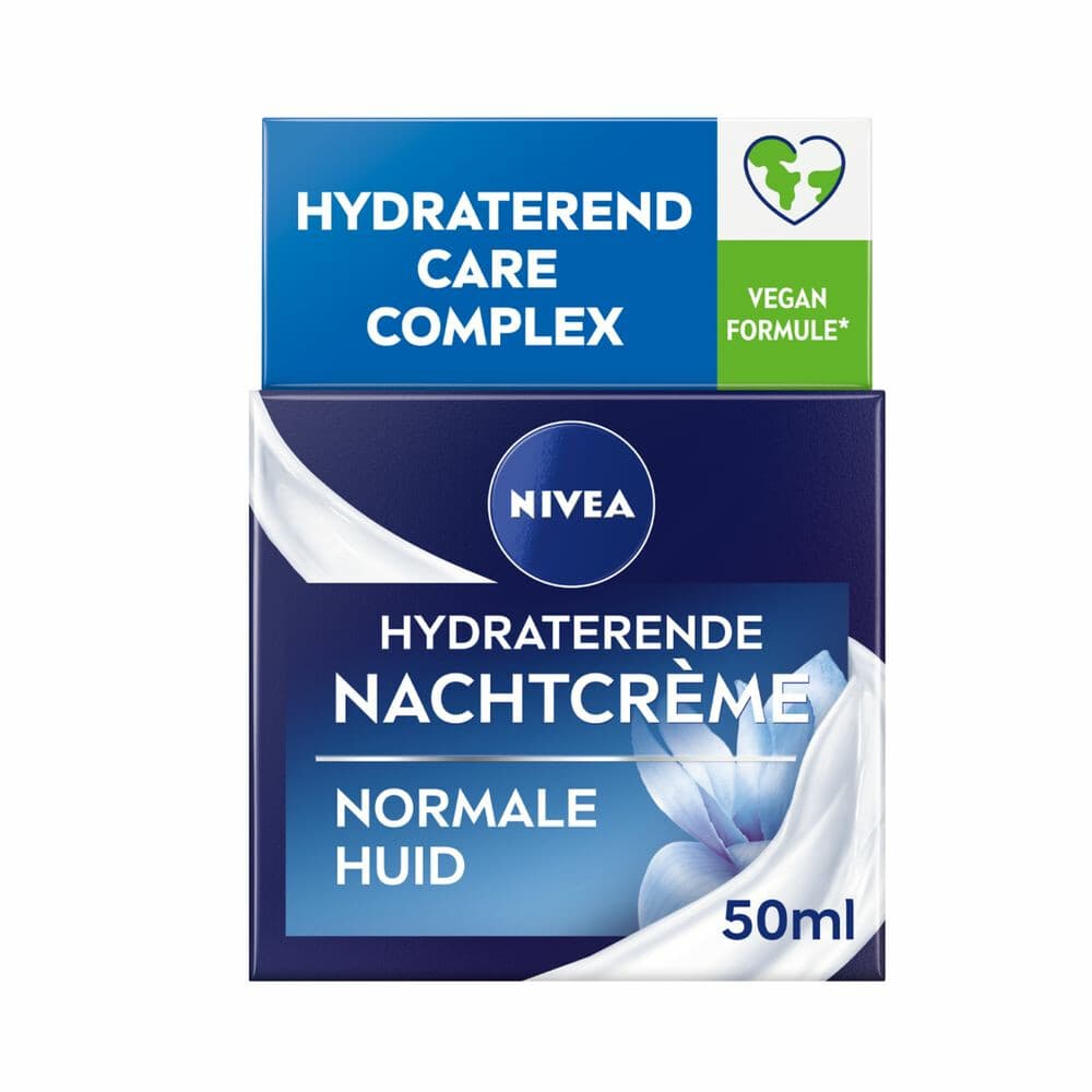 1+1 gratis: NIVEA Nachtcrème Hydraterend 50 ml