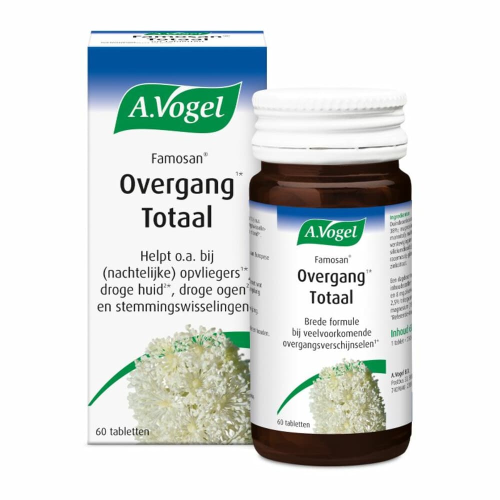 Gratis Verzending: 2x A.Vogel Famosan Overgang Totaal 60 tabletten