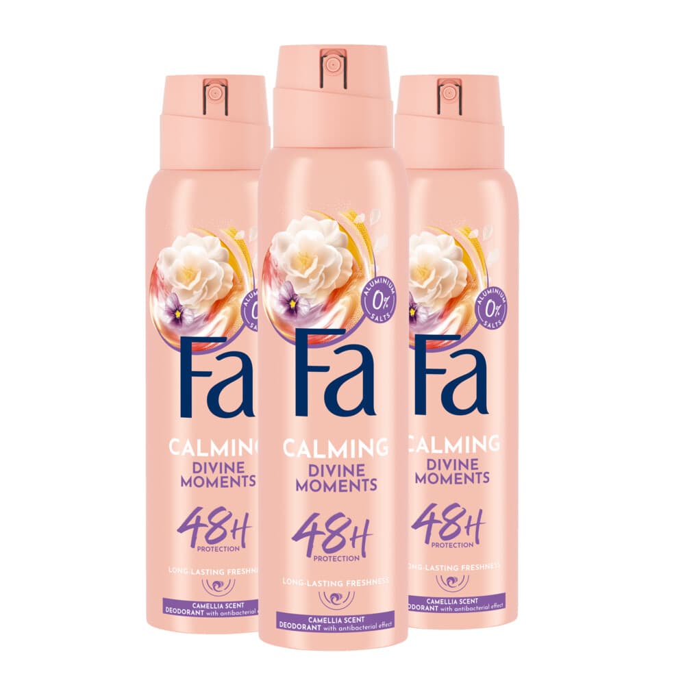 3x Fa Deodorant Spray Divine Moments 150 ml