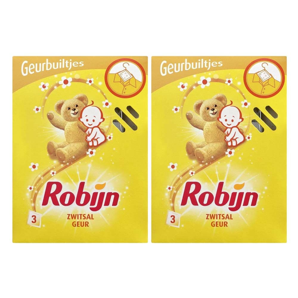 2x Robijn Geurbuiltjes Zwitsal 3 stuks