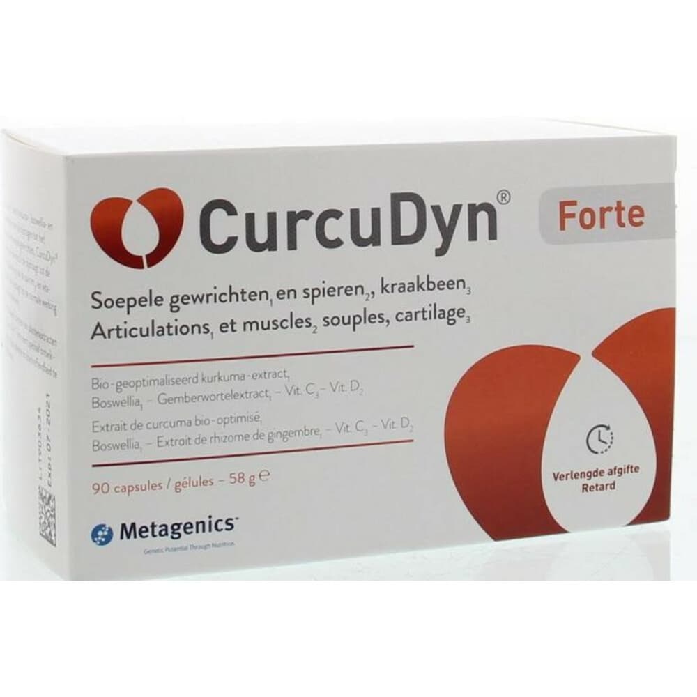 Gratis Verzending: Metagenics Curcudyn Forte 90 capsules