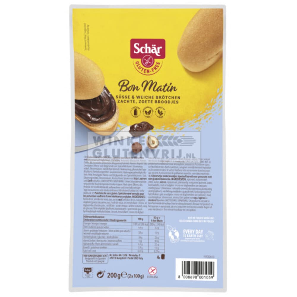 7x Schar Broodjes Bon Matin 200 gr