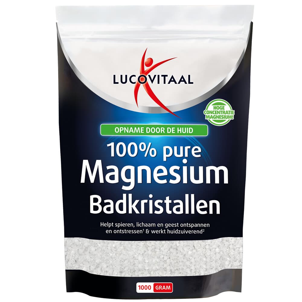 3x Lucovitaal Magnesium Badkristallen 1 kg