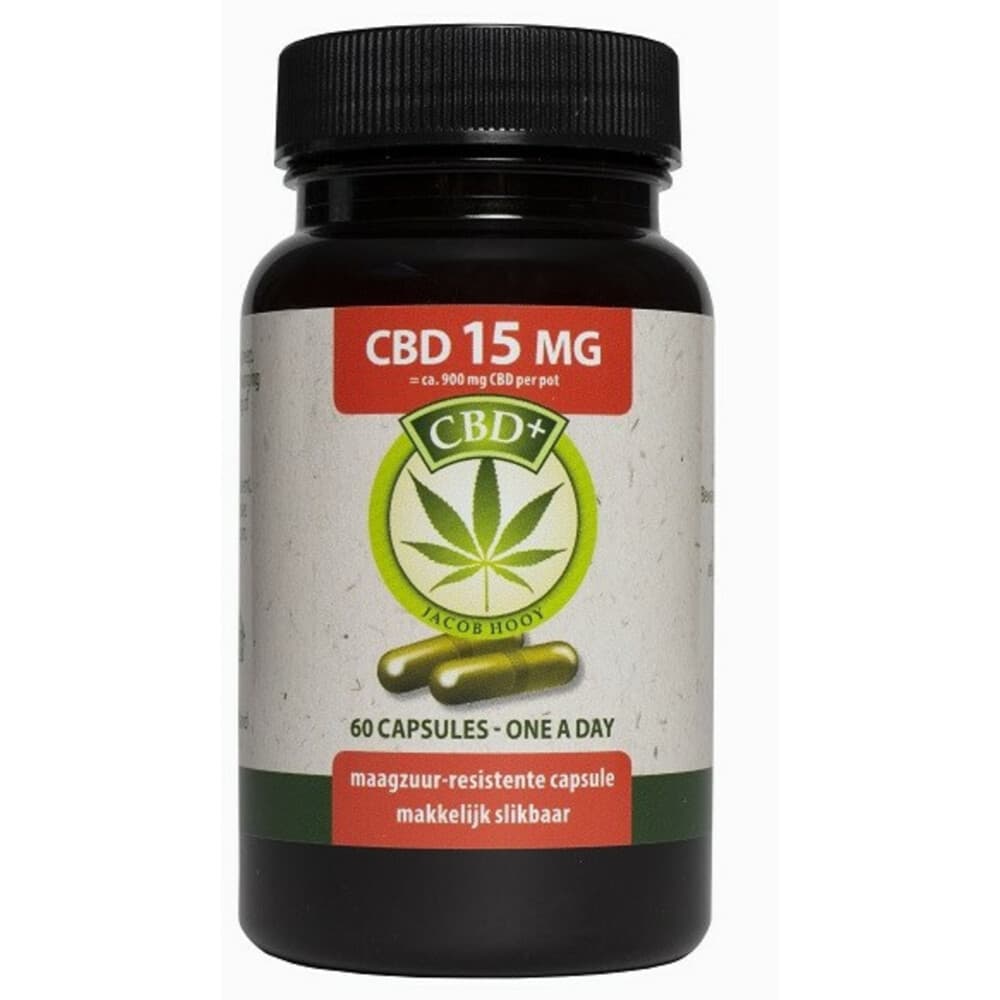 Gratis Verzending: Jacob Hooy CBD Capsules 15 mg 60 capsules