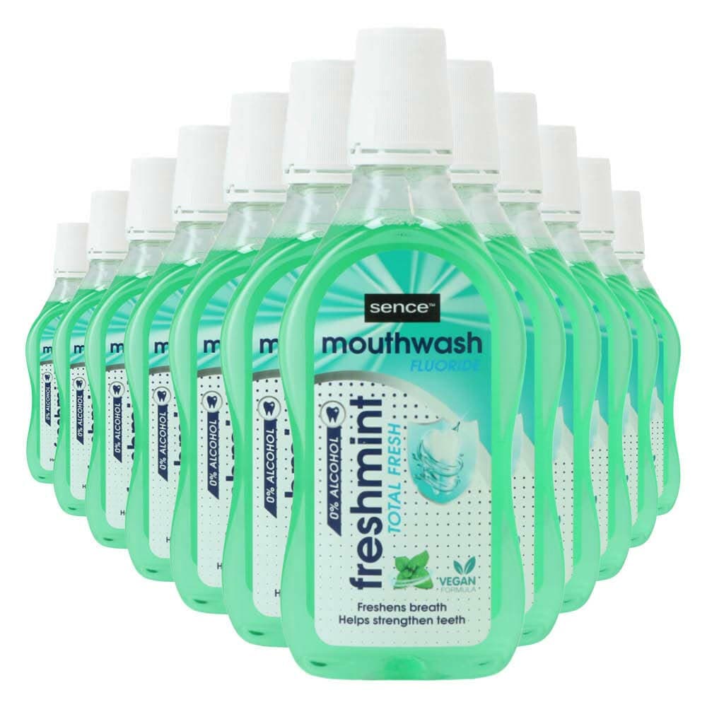 12x Sence Fresh Mondwater Freshmint 500 ml