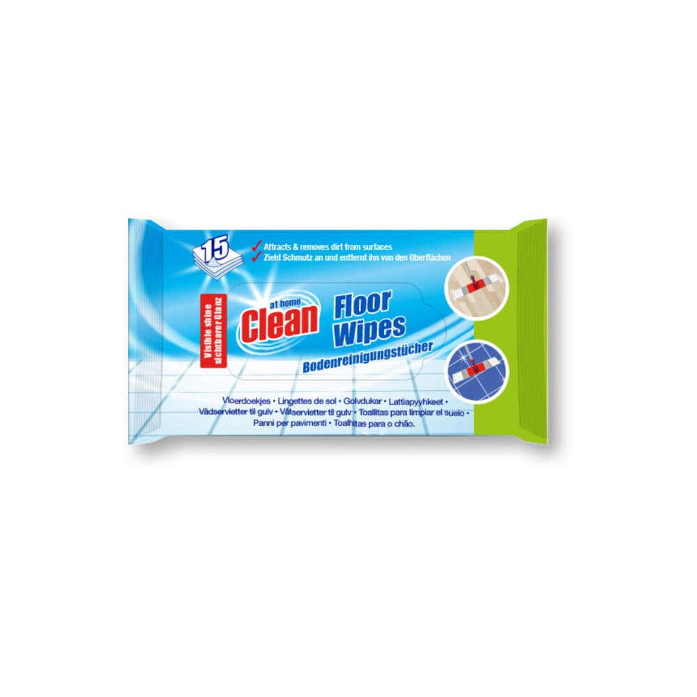 3x At Home Reinigingsdoekjes Vloer 15 stuks