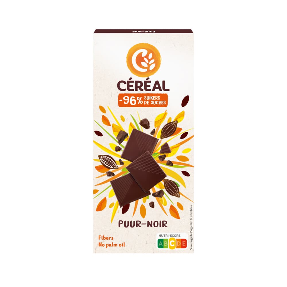 Céréal Chocolade Tablet Puur 80 gr