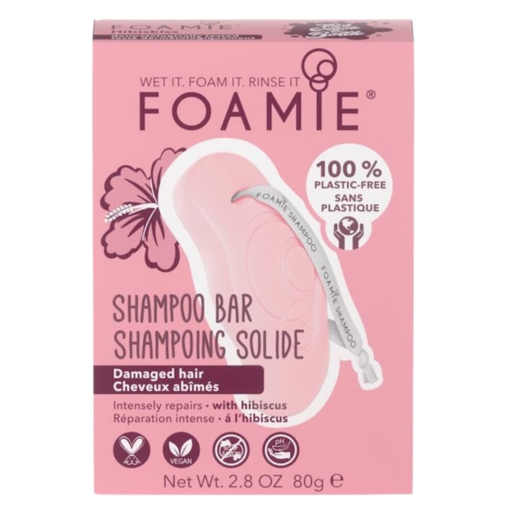 Foamie Shampoo Bar Hibiskiss (Beschadigd Haar)
