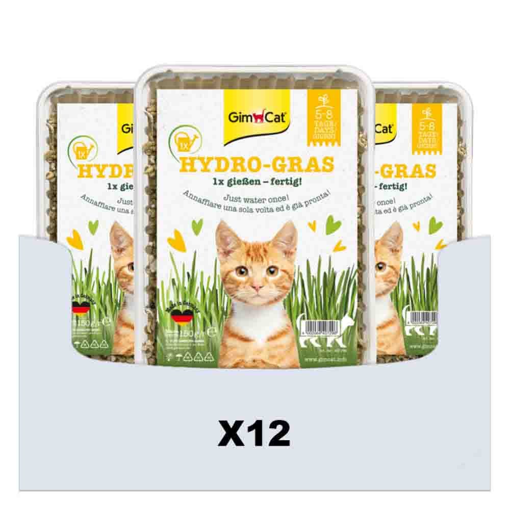 12x GimCat Hydro-Gras 150 gr