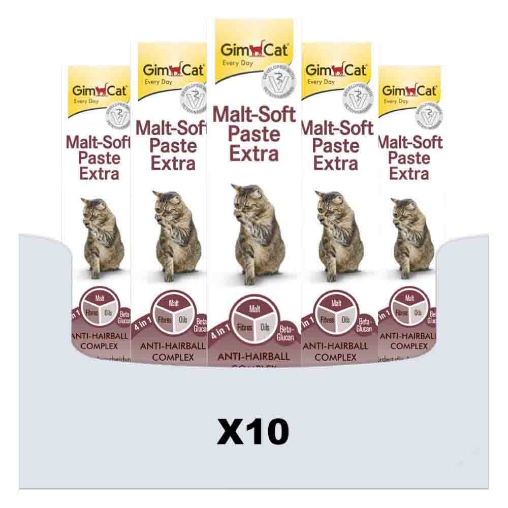 10x GimCat Pasta Malt-Soft Extra 50 gr