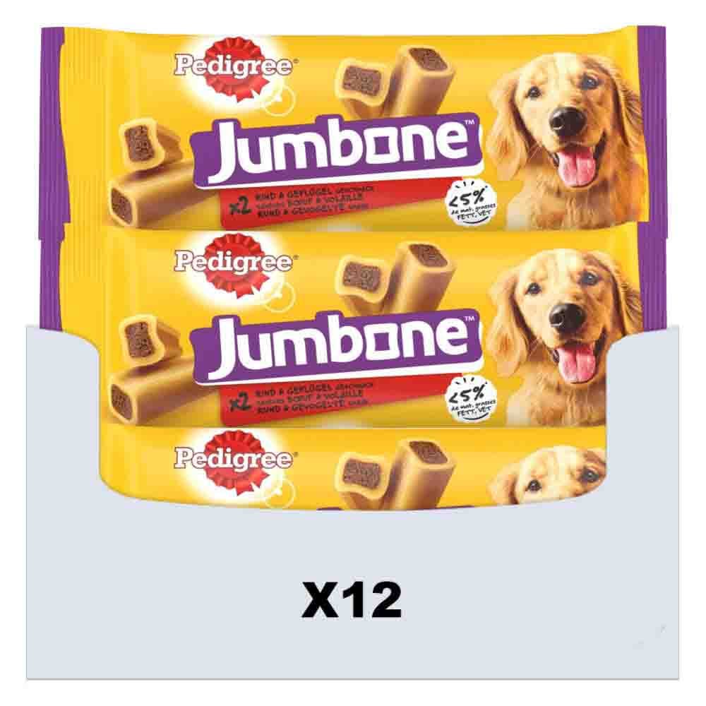 12x Pedigree Jumbone Medium Rund&Gevogelte 200 gr
